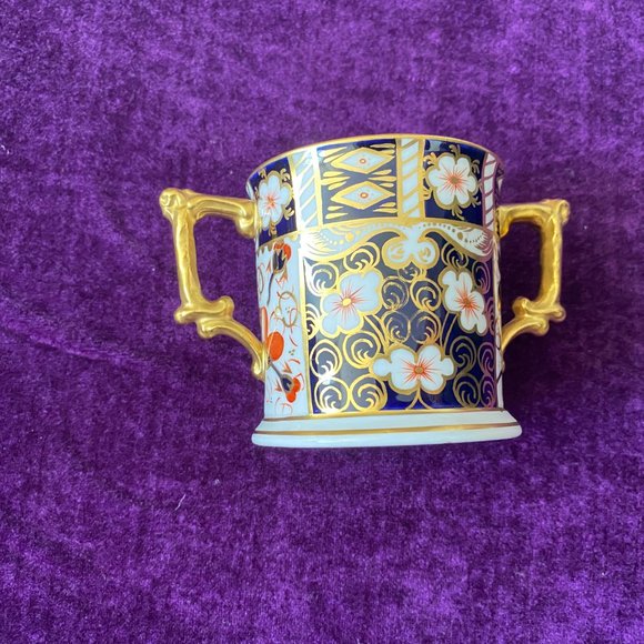 Royal Crown Derby Imari 2451 Loving Cups - Picture 6 of 6